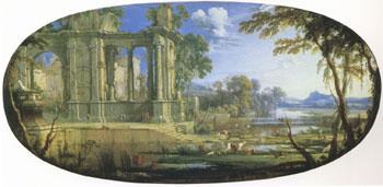 Pierre Pater The Elder Fantasti Landscape with Ruins (mk05) oil painting image